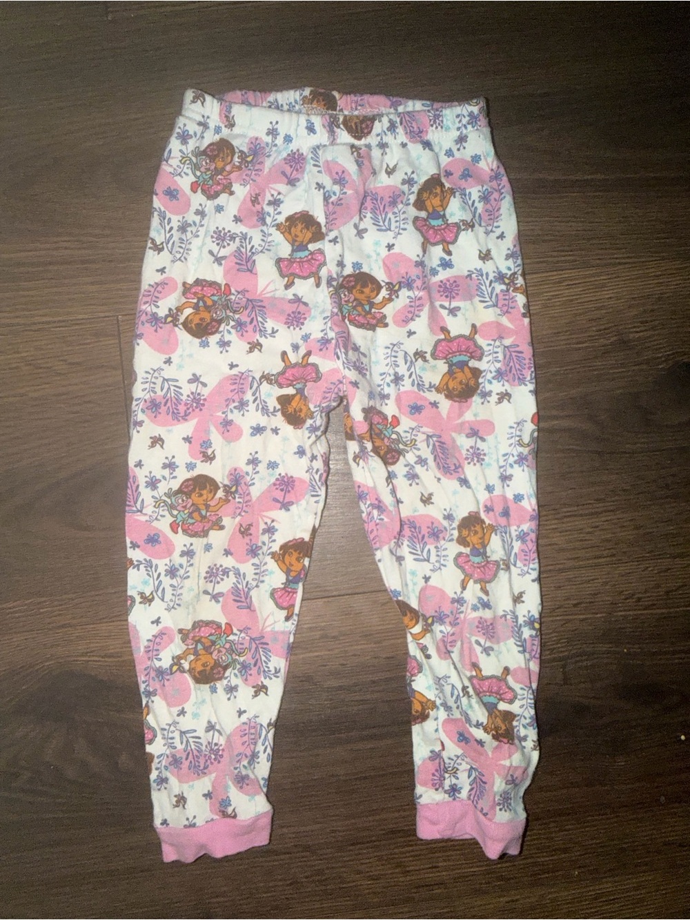 Vintage 2010 Dora The Explorer Toddler 4T Sleep Pants